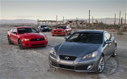 Pony Car Shootout! Camaro, Mustang, Challenger, And ...Genesis Coupe?